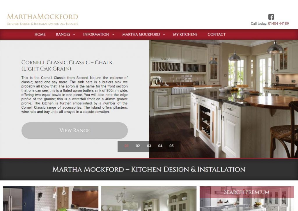 Martha Mockford Kitchens website
