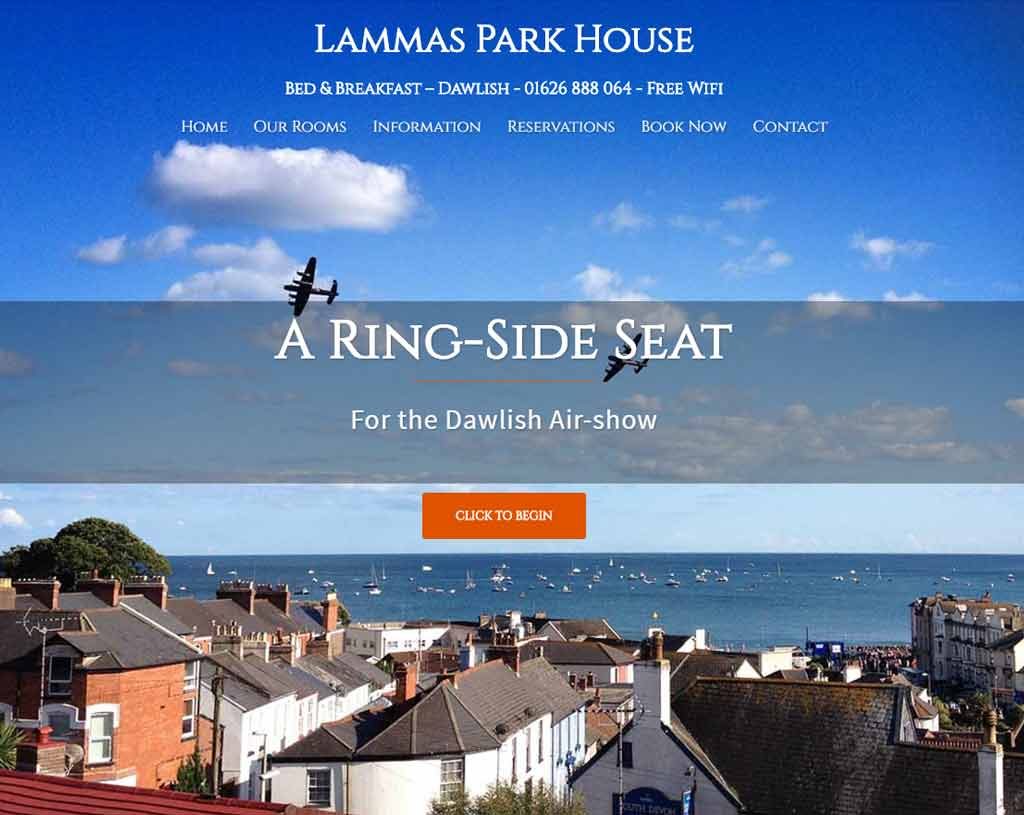 Bed & Breakfast website design