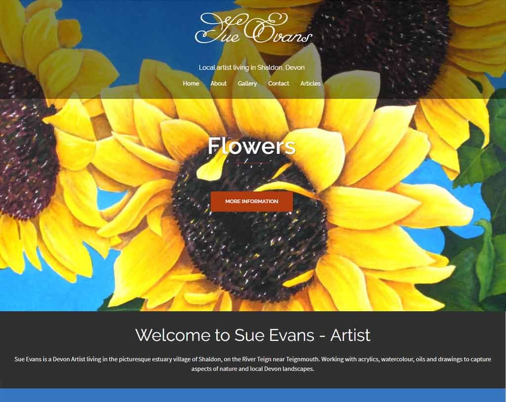 Art gallery website design